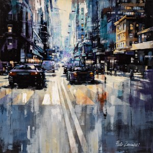 Piotr Zawadzki, Metropolis NYC Blue, 2019