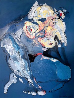 Andrzej Domżalski, Waiting for the night train, 2022