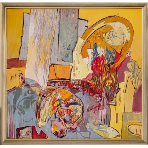 Dorota Madej - Kruszelnicka, untitled (Abstraction in Yellows), 1990