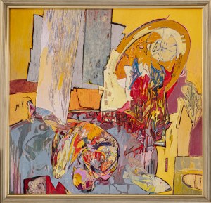 Dorota Madej - Kruszelnicka, untitled (Abstraction in Yellows), 1990