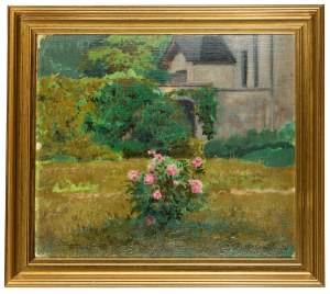 Józef Rapacki (1871 Warsaw - 1929 Olszanka near Skierniewice), Flowering bush, 1926.