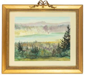 Rafał Malczewski (1892 Kraków - 1965 Montreal), Mountain Landscape, 1938.