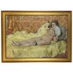Włodzimierz Błocki (1885-1921), Akt z niedźwiedziem, 1912 r.
