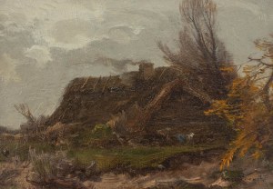 Roman Kochanowski (1857 Kraków - 1945 Freising, Bavaria), Landscape with a cottage