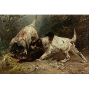 Henry Schouten (1864-1927), Dwa psy myśliwskie