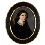 MN (II poł. XIX w.), Portret w typie Biedermeier