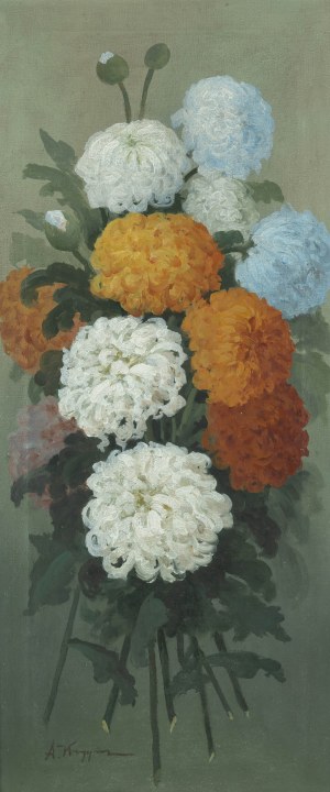 Adam Krygier (1877-1965), Chrysanthemums