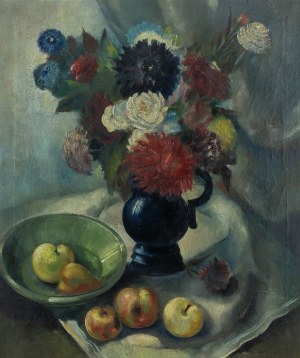 Waclaw Piotrowski (1887 - 1967), Still life with fruit, 1933.