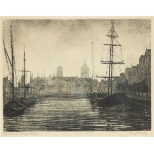 Stanisław Szwarc (1880-1953 Kraków), Gdańsk - Nowy Port