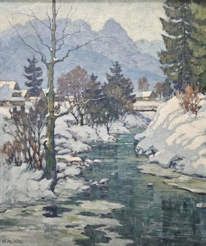 Richard Albitz (1876 Berlin-1954), Winter in Zakopane
