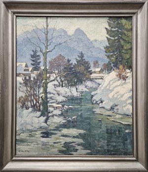 Richard Albitz (1876 Berlin-1954), Winter in Zakopane