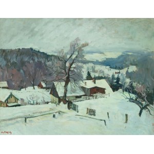 Alfred Nickisch (1872 Biskupice - 1948 Bamberg), Winter Landscape
