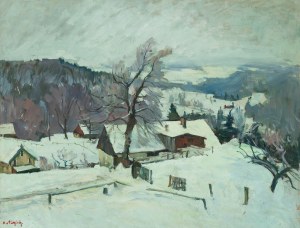Alfred Nickisch (1872 Biskupice - 1948 Bamberg), Winter Landscape