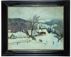 Alfred Nickisch (1872 Biskupice - 1948 Bamberg), Winter Landscape
