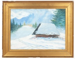 Michał Stańko (1901 Sosnowiec - 1969 Katowice), Cottage in the mountains