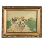 Kajetan Kosiński (1847 Łużany na Bukowinie - 1935 Lwów), Wesele jedzie