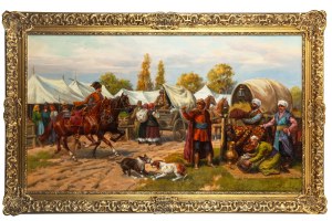 Leszek Piasecki (1928 Lviv - 1990 Vienna), At the Eastern Market