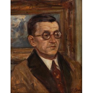 Bolesław Baake (1905 Kijów - 1963 Bhannes), Portret Józefa Pankiewicza
