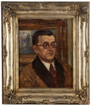 Boleslaw Baake (1905 Kyiv - 1963 Bhannes), Portrait of Joseph Pankiewicz