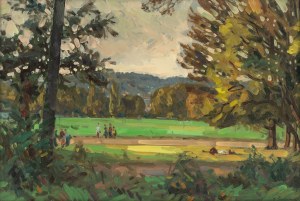 Basile Poustochkine (1893 Moscow - 1973 Neuilly sur Seine), In a clearing.