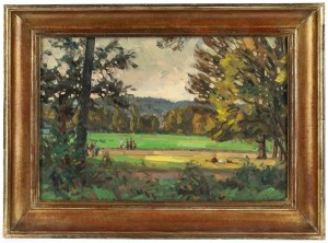 Basile Poustochkine (1893 Moscow - 1973 Neuilly sur Seine), In a clearing.