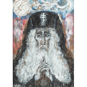 Zdzisław Lachur (1920 Zagórze - 2007 Warszawa), Kapłan prawosławny, 1990 r.