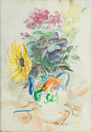Maja Berezowska (1893 Baranowicze - 1978 Warsaw), Rose, 1970.