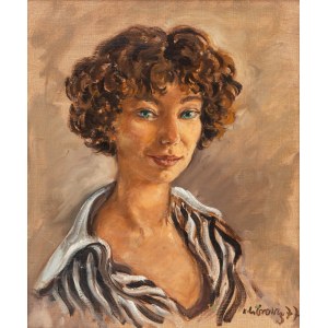 Katarzyna Librowicz (1912 Warszawa - 1991 Paryż), Portret kobiety, 1977 r.