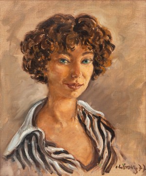 Katarzyna Librowicz (1912 Warsaw - 1991 Paris), Portrait of a Woman, 1977.