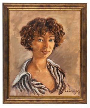Katarzyna Librowicz (1912 Warsaw - 1991 Paris), Portrait of a Woman, 1977.