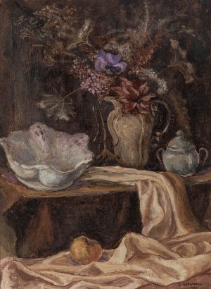 Krystyna Nerwinska (20th century), Still life, 1980.