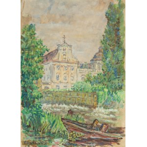 Tadeusz Cieślewski (1870 Warszawa-1956 tamże), Widok na kościół