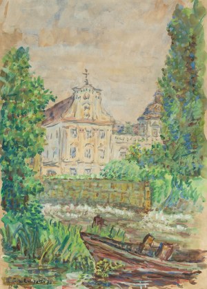 Tadeusz Cieślewski (1870 Warsaw-1956 there), View of the church