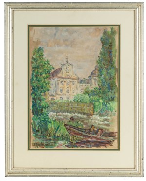 Tadeusz Cieślewski (1870 Warsaw-1956 there), View of the church