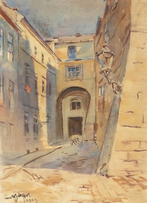 Adam Batycki (1886 Przemyśl-1970 Poznań), Zaułek, 1929.