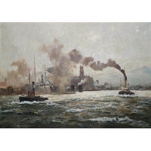 John Gleich (1879 Memel - ?), Port w Hamburgu
