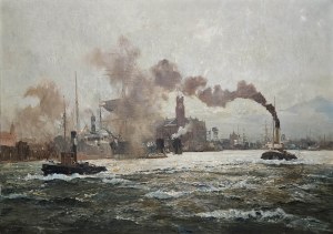 John Gleich (1879 Memel - ?), Port w Hamburgu
