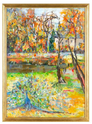 Maria Dziopak (b. 1954), Autumn in Podlesice Manor, 2024.