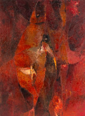 Richard Hare (1929 Kosov Hutsul - 2016 Binningen near Basel), Fish - red composition, 1967.