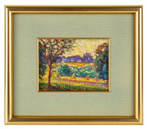 Janusz Litynski (1928 - 2015), Landscape with stogies