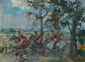 Juliusz Słabiak (1917 Sosnowiec - 1973 Kraków), Hunting par force