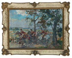 Juliusz Słabiak (1917 Sosnowiec - 1973 Kraków), Hunting par force