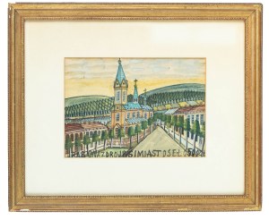 Nikifor Krynicki (1895 Krynica Zdrój - 1968 Folusz), View of the City