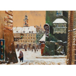 Jan Rembowski (1879 Wawrzyszew - 1923 Warszawa), Widok na Stary Rynek Warszawy