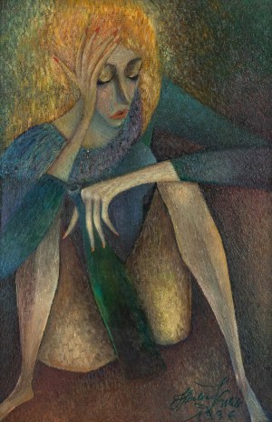 Halina Kulik (second half of the 20th century), Sitting Girl, 1996.