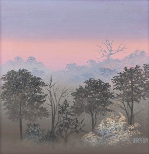 Urszula Broll (b. 1930 Katowice - d. 2020 Przesieka), Trees, 1984.