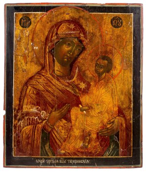 Icon - Our Lady of Tikhvin, second half of the 19th century.