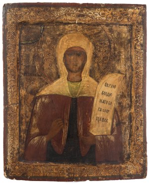 Icon - St. Paraskeva, Russia, first half of the 20th century.