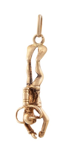 Charms in the form of a diver, 2nd half of the 20th century.