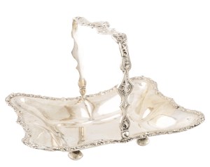 Platter with handle, Austria-Hungary, Vienna, Stephan Mayerhofer & Carl Klinkosch, circa 1849.